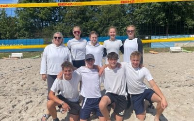 Turmair-Gymnasium erspielt Platz 7 beim Beach- Volleyball-Landesfinale in München